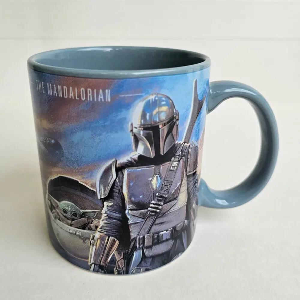 StarWars Mandalorian Mug Grogu 20oz Ceramic Coffee Cup The Child Baby Yoda - Picture 3 of 8